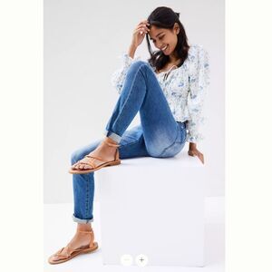 Anthropologie Pilcro High-Rise Slim Boyfriend Jeans